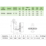 Wington 榮通 FW76XA 30吋 至尊系列噴粉密網掛牆風扇